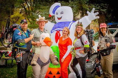 town Staff in Halloween Costumes