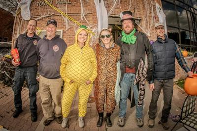 Town Government in Halloween Costumes